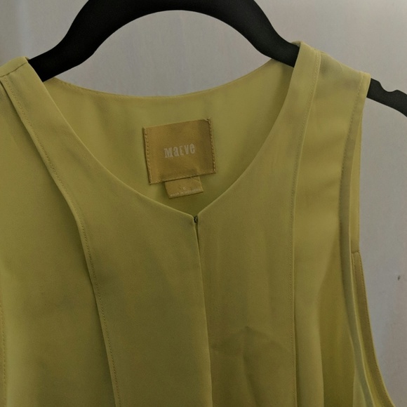 Maeve yellow high-low blouse - Anthro - size 6 - Picture 2 of 6